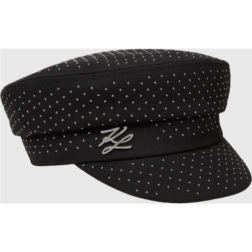 Casquette Capitaine Capitonnée K/autograph, , , Taille: One Size - Karl Lagerfeld - Modalova