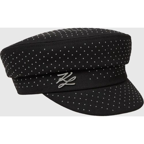 Casquette Capitaine Capitonnée K/autograph, , , Taille: One Size - Karl Lagerfeld - Modalova