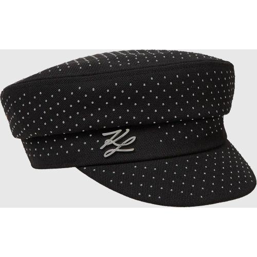 Casquette Capitaine Capitonnée K/autograph, , , Taille: One Size - Karl Lagerfeld - Modalova