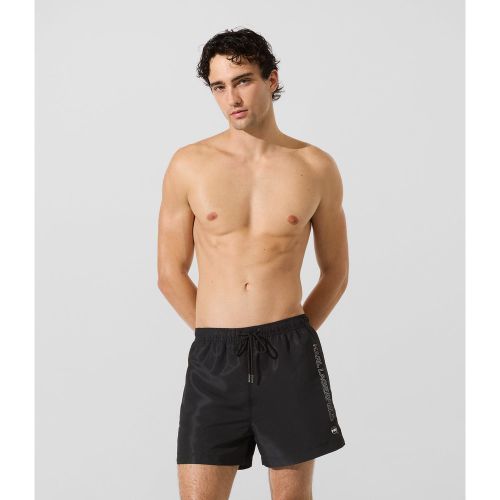 Short De Bain Métallique Ikon, , , Taille: Xs - Karl Lagerfeld - Modalova