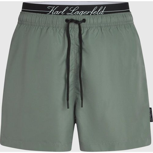 Short De Bain Avec Un Double Élastique À La Taille, , , Taille: Xs - Karl Lagerfeld - Modalova