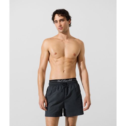 Short De Bain Avec Un Double Élastique À La Taille, , , Taille: Xs - Karl Lagerfeld - Modalova