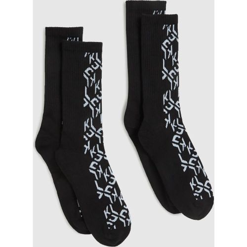 Chaussettes Monogram - Lot De 2, , -, Taille: One Size - KL Jeans - Modalova