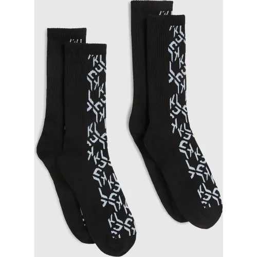 Chaussettes Monogram - Lot De 2, , -, Taille: One Size - KL Jeans - Modalova