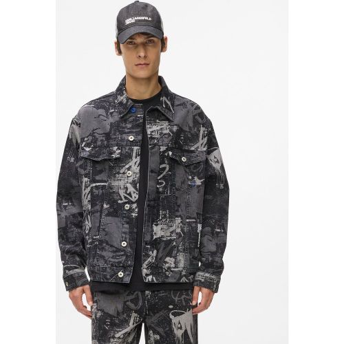 Veste En Jean Effet Peinture, , , Taille: Xs - KL Jeans - Modalova