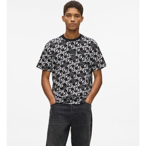 T-shirt Avec Monogram Intégral, , , Taille: Xs - KL Jeans - Modalova