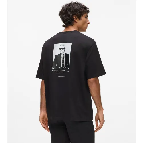 T-shirt Orné D'un Portrait, , , Taille: Xs - Karl Lagerfeld - Modalova