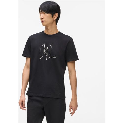 T-shirt Karl Dna Orné De Clous, , , Taille: Xs - Karl Lagerfeld - Modalova