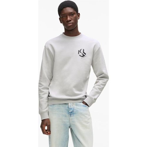 Sweat-shirt Avec Écusson Monogram, , Puce Électronique, Taille: Xs - KL Jeans - Modalova