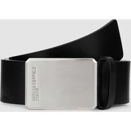 Ceinture En Cuir Avec Logo, , , Taille: 85 - KL Jeans - Modalova
