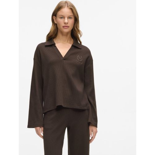 Polo D'intérieur En Tissu Façon Nid D'abeille, , , Taille: Xs - Karl Lagerfeld - Modalova