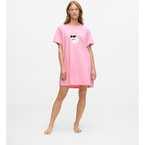 Chemise De Nuit Ikon Avec Strass, , , Taille: Xs - Karl Lagerfeld - Modalova