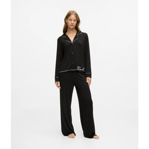 Pyjama Long Signature, , , Taille: Xs - Karl Lagerfeld - Modalova