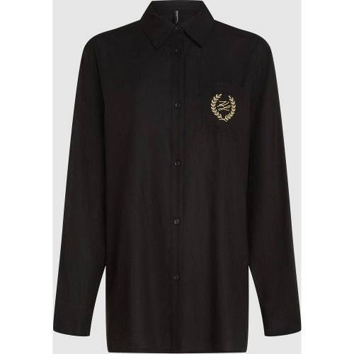 Chemise À Manches Longues Avec Logo Écusson, , , Taille: Xs - Karl Lagerfeld - Modalova