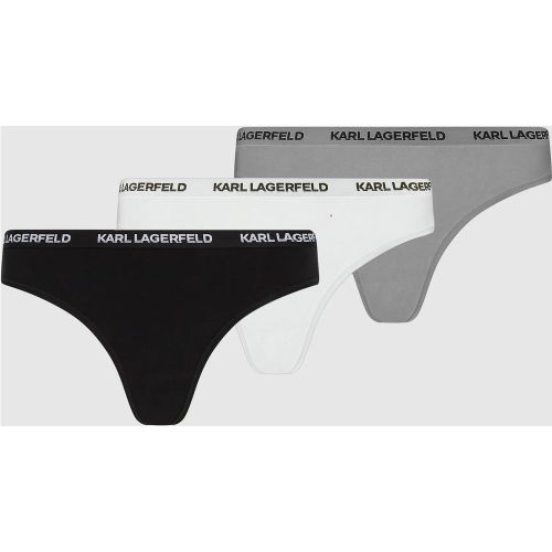 String Avec Logo – Lot De 3, , //, Taille: Xs - Karl Lagerfeld - Modalova