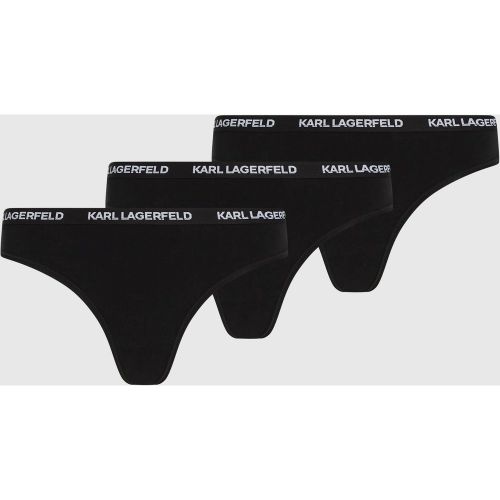 String Avec Logo – Lot De 3, , , Taille: Xs - Karl Lagerfeld - Modalova