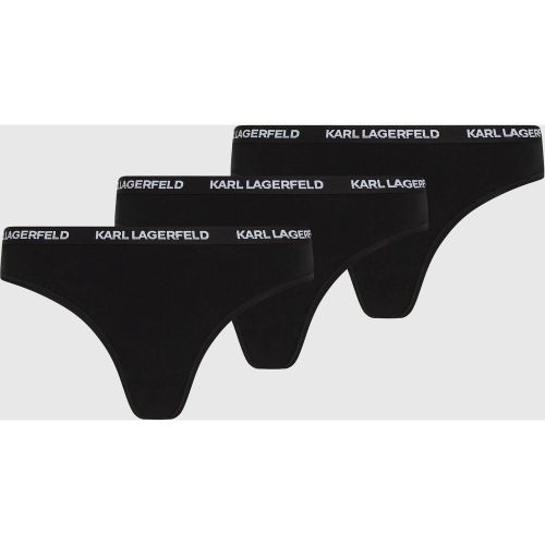 String Avec Logo – Lot De 3, , , Taille: Xs - Karl Lagerfeld - Modalova