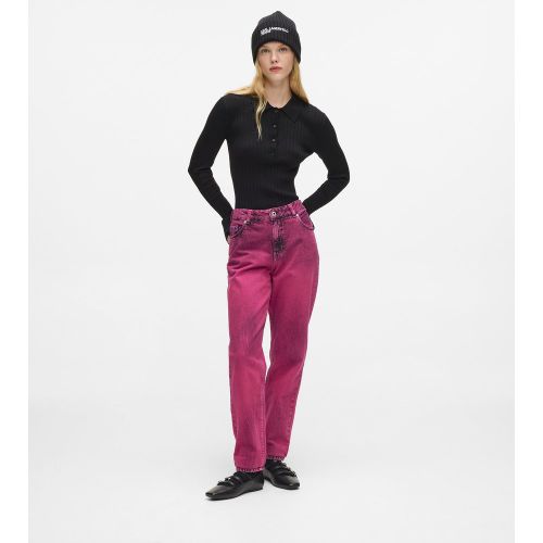 Jean Mom Effet Peinture En Spray, , , Taille: 2430 - KL Jeans - Modalova