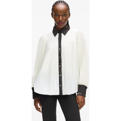 Chemise Plissée, , , Taille: 38 - Karl Lagerfeld - Modalova