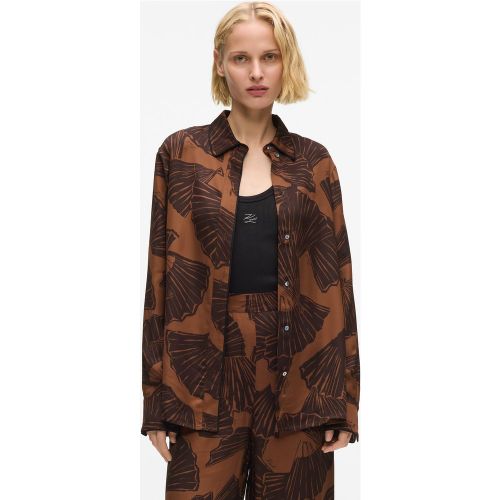 Chemise Imprimée D'éventails, , , Taille: 38 - Karl Lagerfeld - Modalova