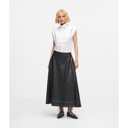 Jupe En Faux Cuir Avec Des Clous, , , Taille: 38 - Karl Lagerfeld - Modalova