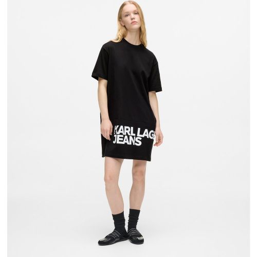 Robe T-shirt À Logo, , , Taille: Xs - KL Jeans - Modalova