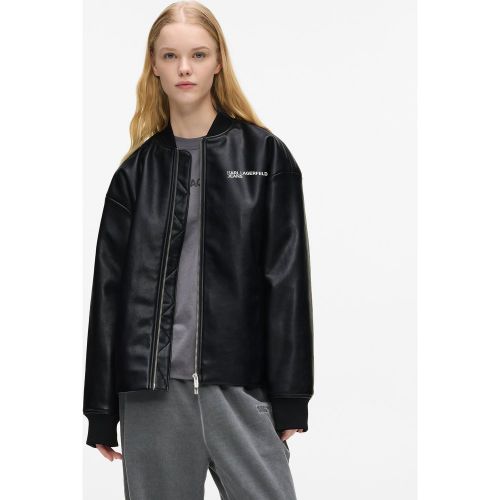 Blouson Aviateur En Simili-cuir, , , Taille: Xs - KL Jeans - Modalova