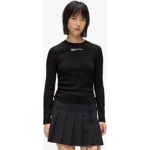 Haut Côtelé À Effet Froncé, , , Taille: Xs - KL Jeans - Modalova
