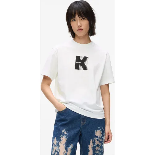 T-shirt Avec Motif K, , , Taille: Xs - KL Jeans - Modalova
