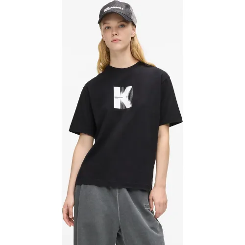 T-shirt Avec Motif K, , , Taille: Xs - KL Jeans - Modalova