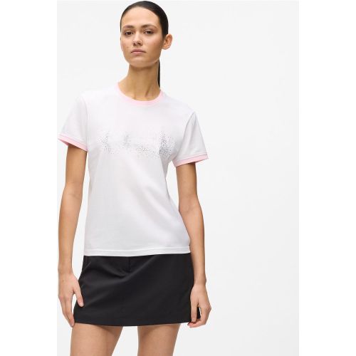 T-shirt Exclusif Avec Strass Et Logo, , , Taille: Xs - Karl Lagerfeld - Modalova