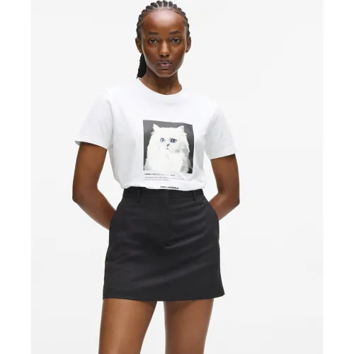 T-shirt Portrait, , , Taille: Xs - Karl Lagerfeld - Modalova