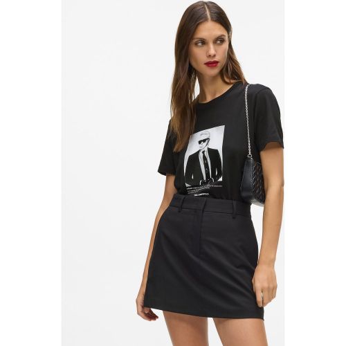 T-shirt Portrait, , , Taille: Xs - Karl Lagerfeld - Modalova