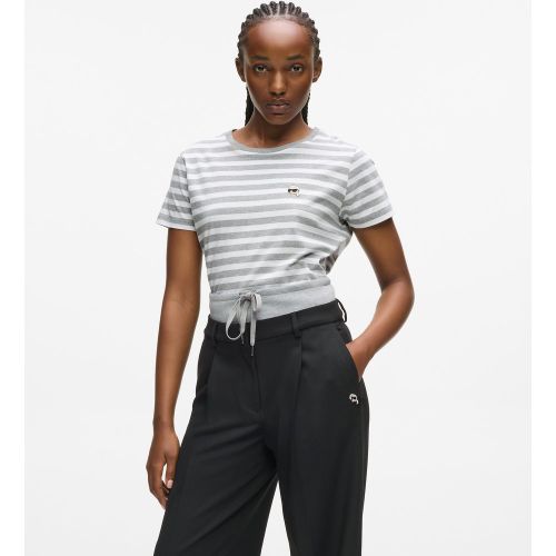 T-shirt À Rayures Ikon, , , Taille: Xs - Karl Lagerfeld - Modalova