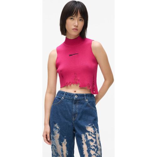 Haut En Tricot Effet Usé, , , Taille: Xs - KL Jeans - Modalova