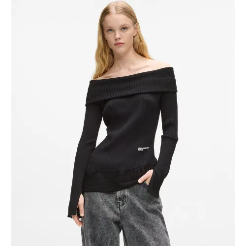 Haut En Maille Aux Épaules Dénudées, , , Taille: Xs - KL Jeans - Modalova