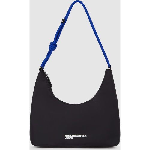 Sac Porté Épaule En Nylon Avec Cordon, , , Taille: One Size - KL Jeans - Modalova