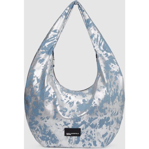 Grand Sac Besace En Denim Ultra-brillant, , , Taille: One Size - KL Jeans - Modalova