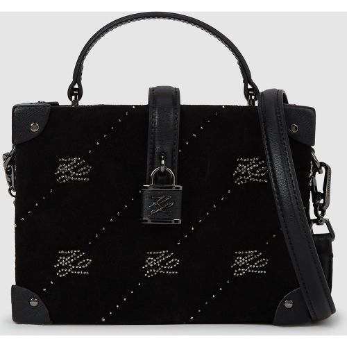 Sacoche À Strass Avec Cadenas K/autograph, , , Taille: One Size - Karl Lagerfeld - Modalova