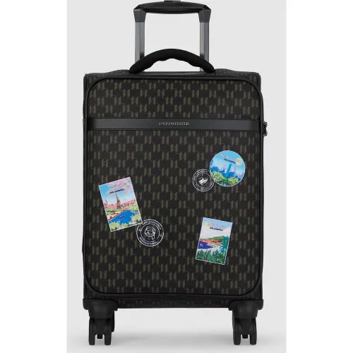 Valise À Roulettes Ikon Monogram, , , Taille: One Size - Karl Lagerfeld - Modalova