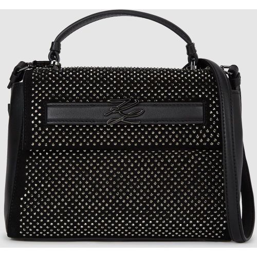 Sac À Main K/autograph Orné De Strass, , , Taille: One Size - Karl Lagerfeld - Modalova