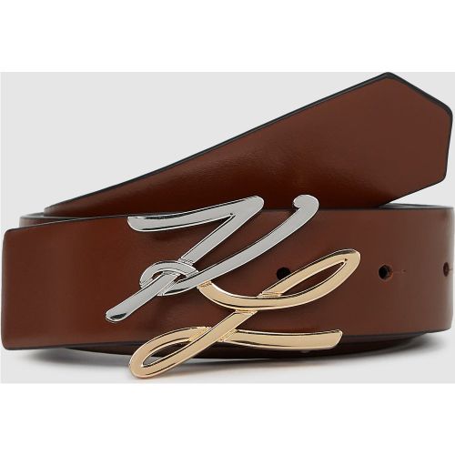Ceinture Réversible K/autograph, , , Taille: 65 - Karl Lagerfeld - Modalova