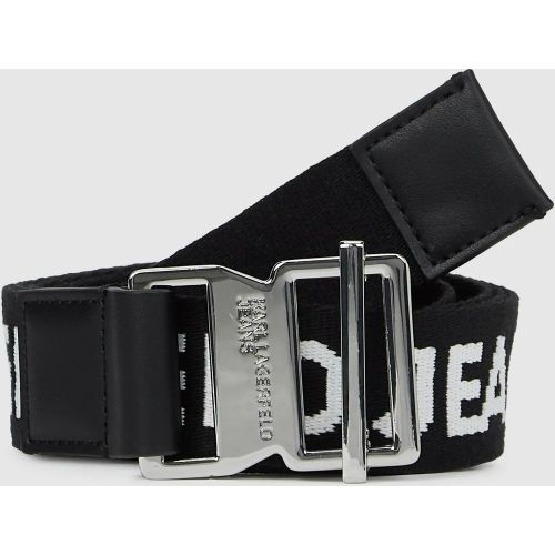 Ceinture En Toile À Logo, , , Taille: One Size - KL Jeans - Modalova