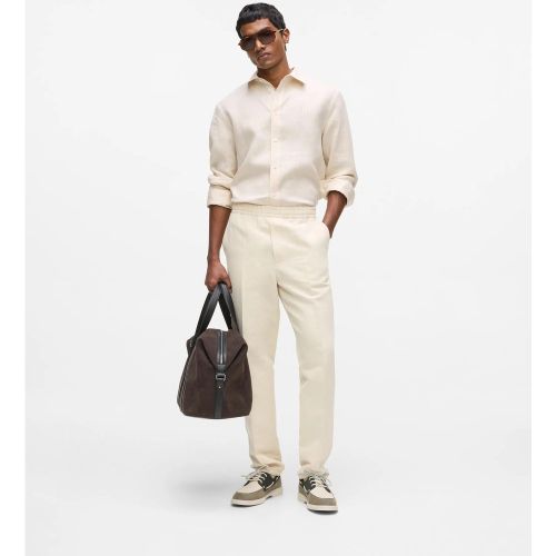 Pantalon De Costume En Lin, , , Taille: Xs - Karl Lagerfeld - Modalova