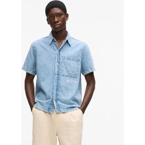 Chemise À Manches Courtes En Denim, , , Taille: Xs - KL Jeans - Modalova