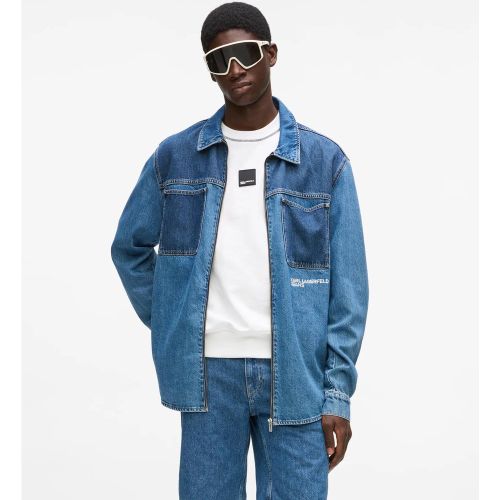 Surchemise Denim Bicolore, , , Taille: Xs - KL Jeans - Modalova