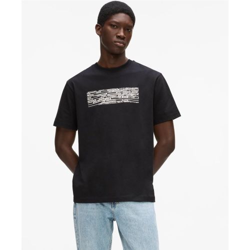 T-shirt Avec Logo Rayé, , , Taille: Xs - KL Jeans - Modalova