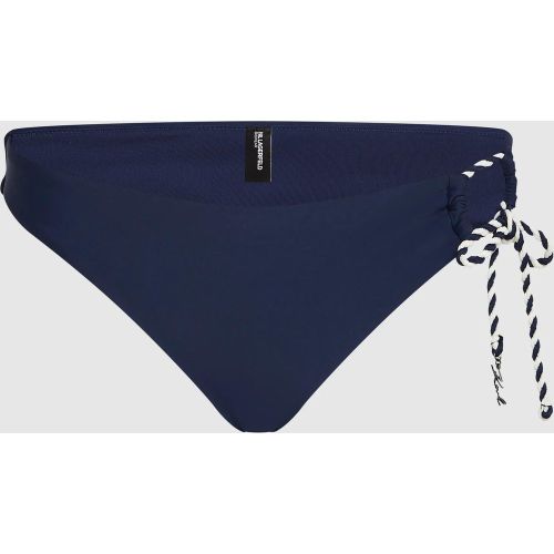 Bas De Bikini Audacieux De Style Nautique Signature, , , Taille: M - Karl Lagerfeld - Modalova