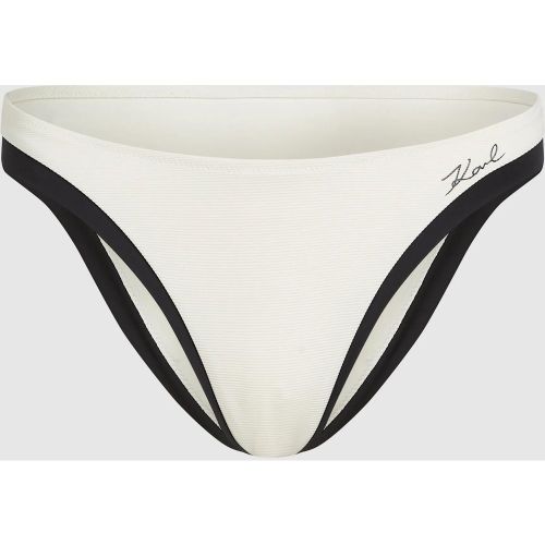 Bas Bikini Avec Passepoil Signature, , , Taille: Xs - Karl Lagerfeld - Modalova