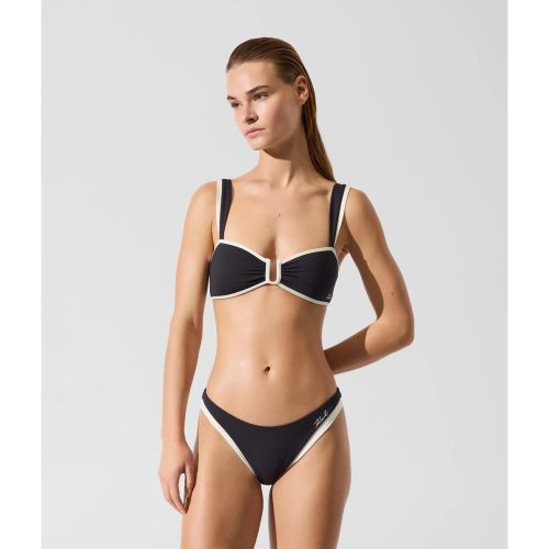 Haut De Bikini Bandeau Passepoilé Signature, , , Taille: Xs - Karl Lagerfeld - Modalova